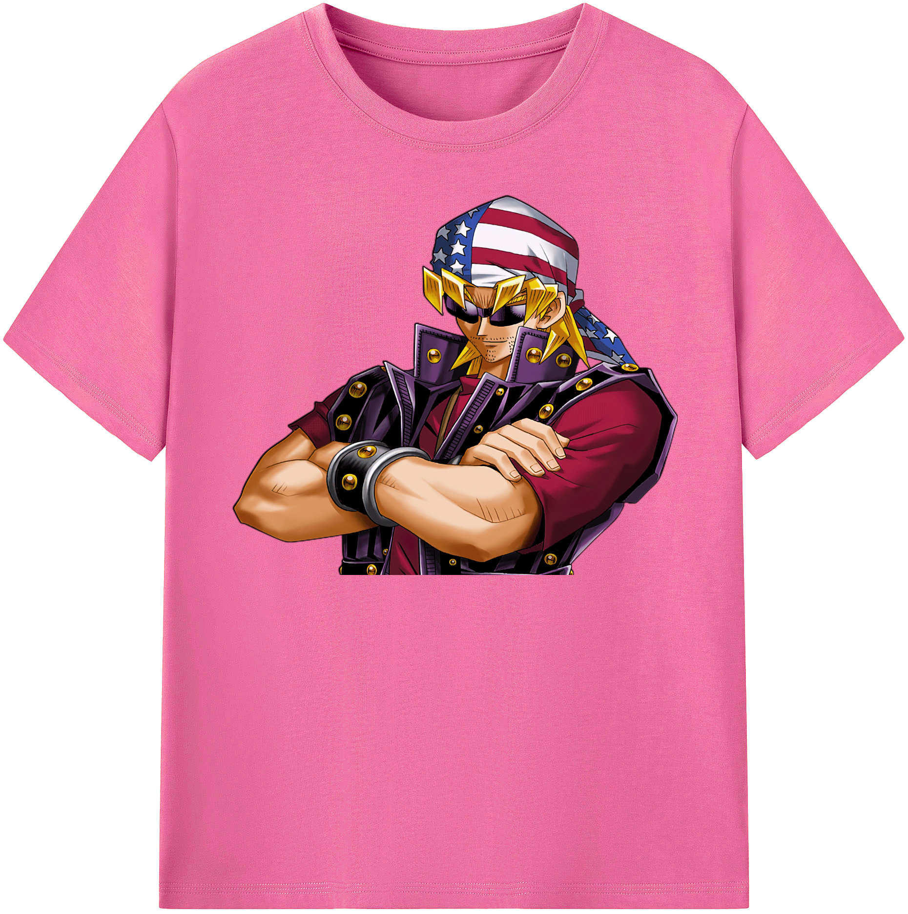 （画像用） 遊☆戯☆王 Yu-Gi-Oh! レディースカジュアルプリントTシャツ（綿100％）